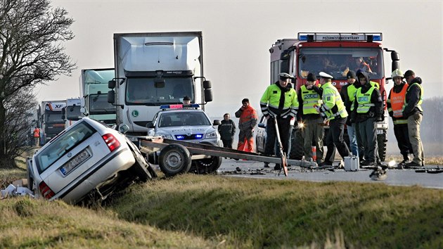 Tragick nehoda na dlninm pivadi u Nan na Plzesku. (11. prosince 2015)
