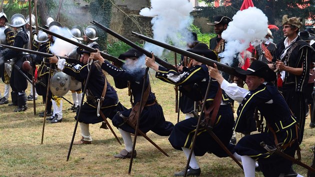 Regiment zemsk hotovosti pi ukzkch boj z obdob ticetilet vlky.