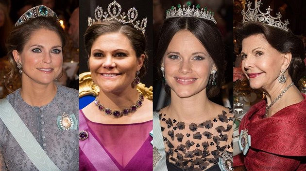 védské princezny Madeleine, Victoria a Sofia a královna Silvia