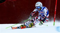 Eva-Maria Bremová v obím slalomu v Aare
