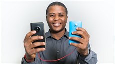 Kamerunský technologický podnikatel Fritz Ekwoge Ekwoge Kamerunský technologický podnikatel Fritz Ekwoge Ekwoge