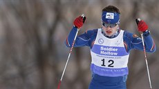 Ondřej Pažout v závodě Kontinentálního poháru v americkém Midway. Ondřej Pažout v závodě Kontinentálního poháru v americkém Midway.