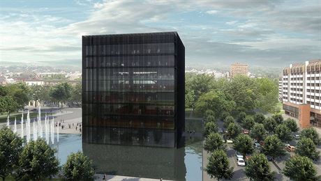 Stavba nové vdecké knihovny v Ostrav je ohroena. Takhle by mla vypadat.