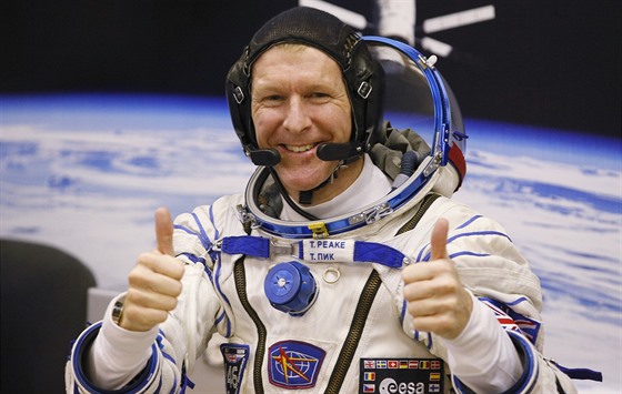 Britský astronaut Tim Peake.