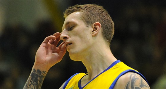 Zklamaný ústecký basketbalista Ladislav Pecka