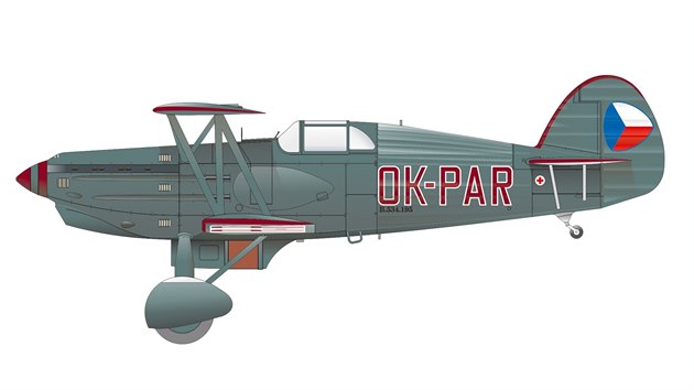 Avia B.534 v barvch etnickch leteckch hldek