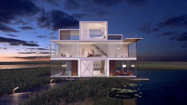 Nizozemsk architekt Janjaap Ruijssenaars ze studia Universe Architecture piel s prototypem domu, kter se stav podle legendrn potaov hry Tetris. 