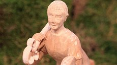 Postavička faráře Zbygniewa Czendlika v lanškrounském betlému osobností. Postavička faráře Zbygniewa Czendlika v lanškrounském betlému osobností.