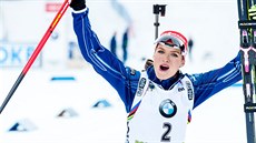 DALŠÍ PODIUM. Gabriela Soukalová dlouho bez své žluté ozdoby nevydržela. Jen na... DALŠÍ PODIUM. Gabriela Soukalová dlouho bez své žluté ozdoby nevydržela. Jen na...