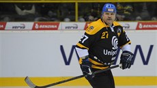 Robert Kysela během exhibice k 70 letům hokejového klubu v Litvínově Robert Kysela během exhibice k 70 letům hokejového klubu v Litvínově