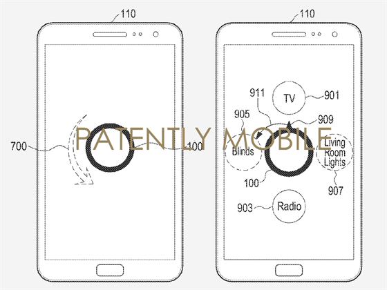Patent chytrého prstenu od Samsungu.