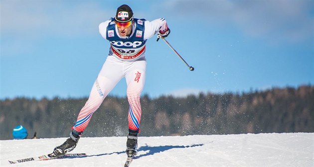 Martin Jakš během závodu Světového poháru v Toblachu Martin Jakš během závodu Světového poháru v Toblachu