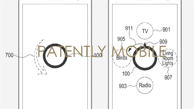 Patent chytrho prstenu od Samsungu.