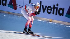 Martin Jak bhem závodu Svtového poháru v Davosu