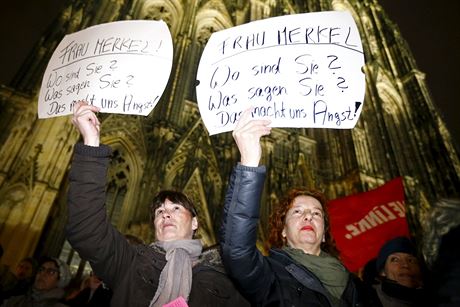 V Koln nad Rnem v ter protestovaly stovky en v reakci na silvestrovsk...