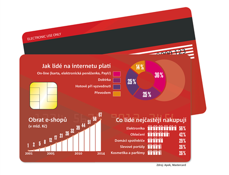 Platebn karta na internetu.