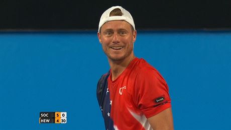 Lleyton Hewitt byl pekvapen z gesta fair play, kterým se blýskl jeho soupe...