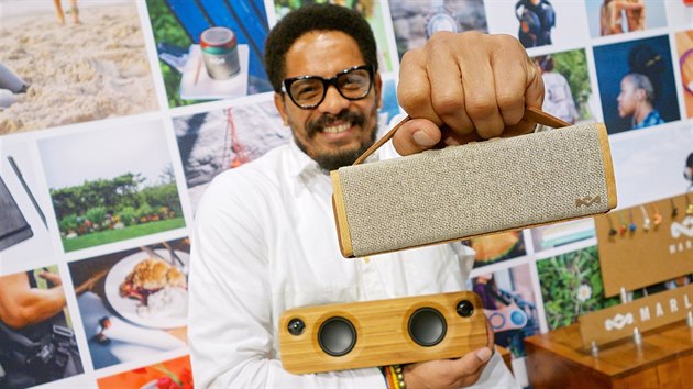Aktivní reproduktory značky House of Marley na lasvegaském výstavišti opět... Aktivní reproduktory značky House of Marley na lasvegaském výstavišti opět...