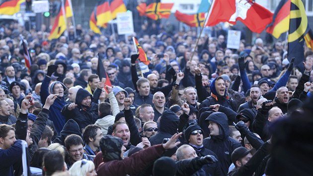 Demonstrace odprc imigrace v Koln nad Rnem (9. ledna 2015)