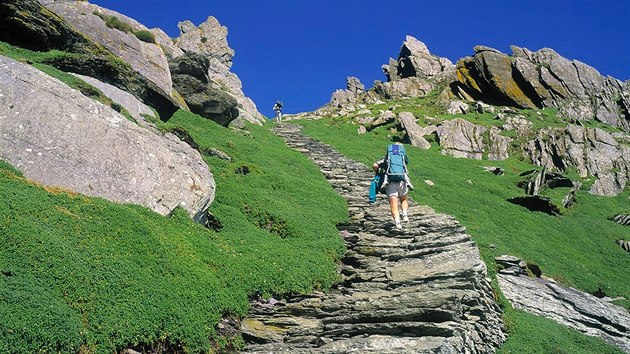 Irsk ostrov Skellig Michael