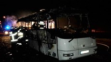 požár autobusu v Jablonném nad Orlicí. požár autobusu v Jablonném nad Orlicí.
