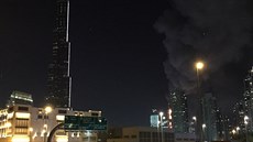 Zábry z poáru v Dubaji, které vyfotil eský turista Matyá Olmr. (31....