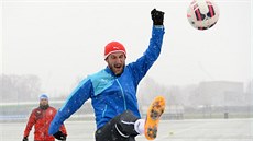 Fotbalisté Viktorie Plze zahájili tréninkem 4. ledna v Plzni zimní pípravu....