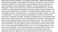 Pepis prvního rozhovoru mezi Tony Blairem a Muammarem Kaddáfím z 25. února...