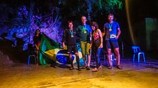 MS v Adventure Race v Brazílii: celý tým vetn Pavla Paloncýho (vpravo)