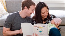 Mark Zuckerberg, jeho manelka Priscilla Chanová a jejich dcera Max (10....