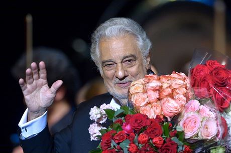 Plácido Domingo na nedávném moskevském koncert (14. ledna 2016)