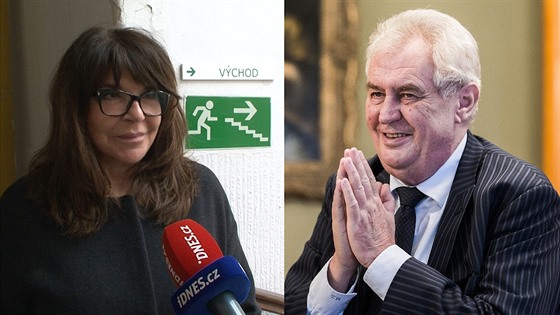 Terezie Kaslová a Milo Zeman (kolá)