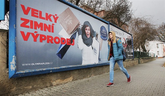 Billboardy v Plzni.