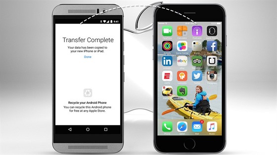 Move to iOS umouje snadný pesun kontakt, zpráv i fotek z telefonu s...
