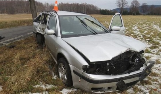 idii se lednová jízda na letních pneumatikách po Jesenicku nevyplatila, po...