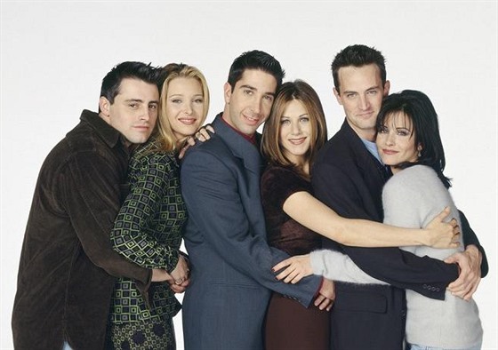 Hvzdy serilu Ptel: Matt LeBlanc, Lisa Kudrowov, David Schwimmer, Jennifer...