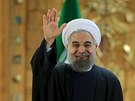 Íránský prezident Hassan Ruhani (17. ledna 2016).