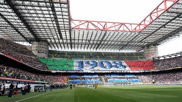 Stadion San Siro, domov fotbalistů Interu Milán a AC Milán Stadion San Siro, domov fotbalistů Interu Milán a AC Milán