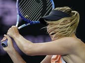 Rusk tenistka Maria arapovov bojuje v 1. kole Australian Open.