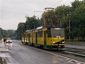 ­Obousmrné tramvaje Tatra KT8D5 v Maarsku.