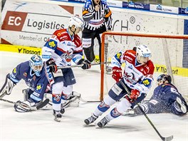 Momentka z utkn Pardubice - Liberec