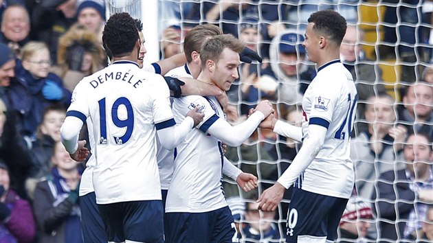 Hri Tottenham slav tet gl do st Sunderlandu, postaral se o nj Christian Eriksen.