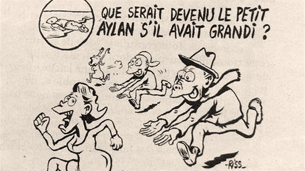 Kontroverzn kresba v Charlie Hebdo