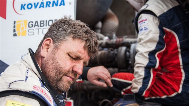 Martin Kolom v cli osm etapy Rallye Dakar