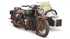 1938 Brough Superior 982cc SS80 Project with Petrol Tube Sidecar. Odhadovaná... 1938 Brough Superior 982cc SS80 Project with Petrol Tube Sidecar. Odhadovaná...