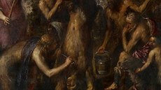 Tizian Vecelli - obraz Apollo a Marsyas Tizian Vecelli - obraz Apollo a Marsyas