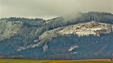 Broumovské stny na Broumovsku (15.1.2016).