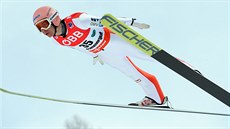 Rakouský skokan na lyích  Stefan Kraft na MS v letech.