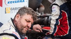 Martin Kolomý v cíli osmé etapy Rallye Dakar