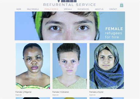 Internetový obchod s uprchlíky Refurental.com
